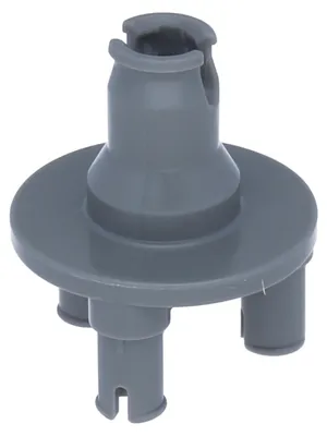Produktbild von LEGO Dunkelgrau Technic Steering Rad Hub 3 Pin rund (92909) – neu