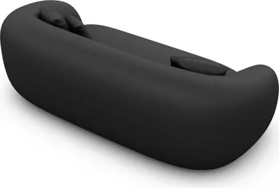 Produktbild von Kunstleder 3-Sitzer Couch Gaia Schwarz