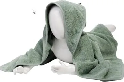 Produktbild von A&R 032.50 | Baby Hooded Towel / 75 x 75 cm - Farbe: Jeans Blue/Jeans Blue/Jeans Blue - Größe: 75 x 75 cm