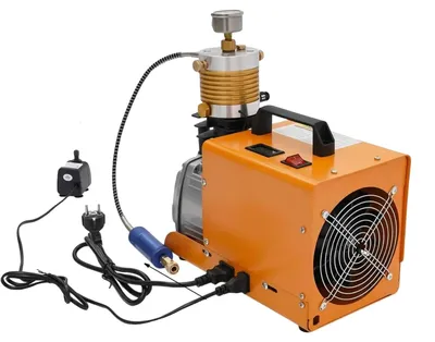 Image de Compresseur d'air, haute pression, gonflage efficace, 220 V, orange, UE