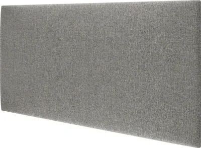 Produktbild von STEGU Leinenoptik Polsterpaneel Wandkissen Wandpolster Kopfteil gewebt Grau 60x30 cm