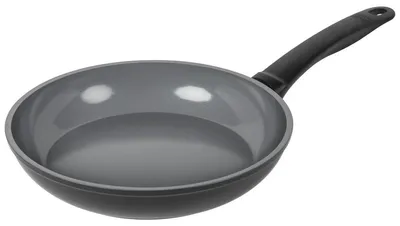 Bratpfanne 24 cm, recyceltes Aluminium, keramische Beschichtung, Induktion