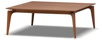 Zdjęcie produktu dla Elegancki drewniany stół w ciepłym brązowym kolorze do salonu