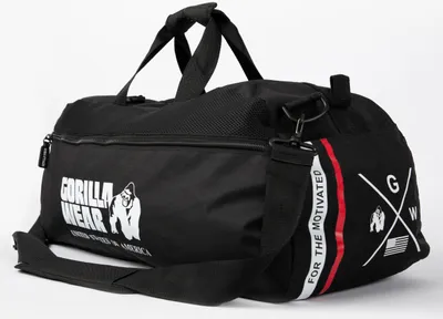 Produktbild von Gorilla Wear Norris Hybrid Sporttasche/Rucksack - Schwarz