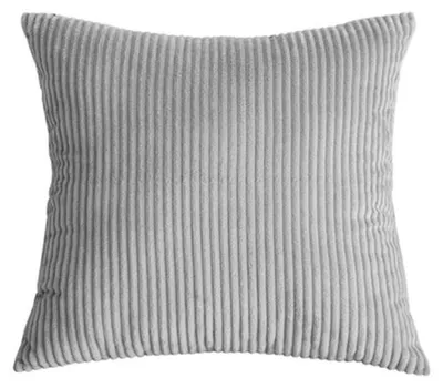 Cord-Kissenbezug 2er-Set 45x45 cm mit Reißverschluss