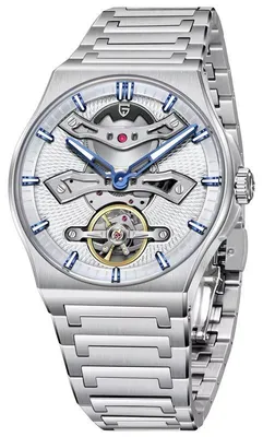 Image de Montre pour homme Pagani Design Callow, automatique, en acier inoxydable, argentée