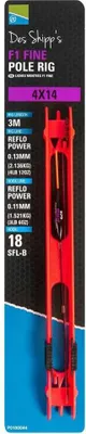 Immagine prodotto di Preston Innovations F1 Filo da pesca a montaggio fine Rosso 10 Rosso 10