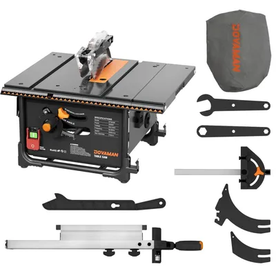 Produktbild von Elektrische Tischkreissäge - Tischsäge 2000W - 216 mm Blatt - 60/40 mm Schnitttiefe - 98 % Staubabsaugung - 230V EU-Stecker - Schwarz