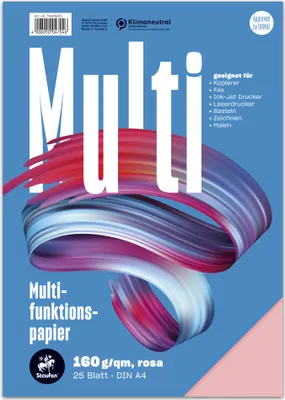Produktbild von Multifunktionspapier A4 160g/qm VE=5x25 Blatt lila