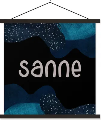 Produktbild von MuchoWow® Textilposter Sanne - Pastell - Mädchen 40x40 cm mit schwarzem Rahmen - Fotos