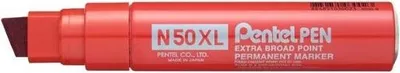 Produktbild von Pentel N50XL Permanent-Marker Meißel Rot 6 Stück(e)