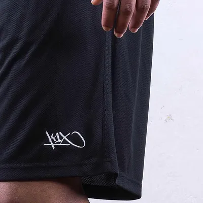 Produktbild von K1X Basketball New Micromesh Shorts mit 3 Taschen, Farbe:Schwarz, Kleidergröße:M