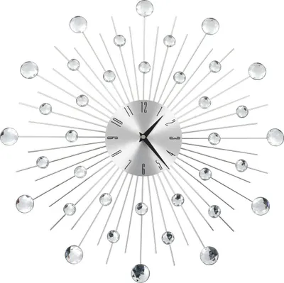 Image de Horloge murale avec mouvement à quartz Design moderne 50 cm