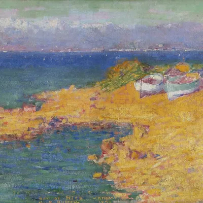 Produktbild von John Peter Russell Kunstdruck Bild - Die Bucht Von Nizza, 1891 (70 x 70 cm)