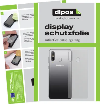 Produktbild von 1x Schutzfolie für Samsung Galaxy M40 Rückseite matt Displayschutzfolie Folie Display Schutz dipos
