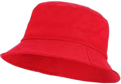 Produktbild von Anglerhut - Sonnenhut für Damen und Herren - Rot - 100% Baumwolle