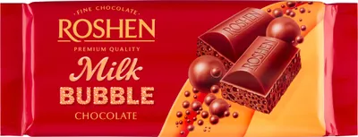 Image de Roshen Milk Bubble Chocolate 80 G