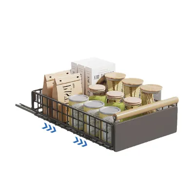 Produktbild von Heikoeco® Organizer Schublade, Schrank Organizer mit Griff aus Metall, storage drawers,unterbau schublade,organizer küche,küchenorganizer(1 Stk.)