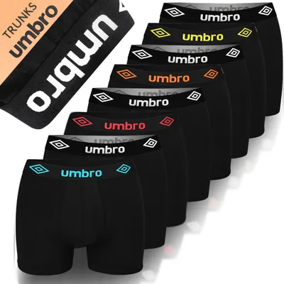 Zdjęcie produktu dla UMBRO Set 8 Pack męskie bokserki bawełniane | elastyczny krój, miękkie | majtki dla mężczyzn | doskonały komfort i jakość, XXL