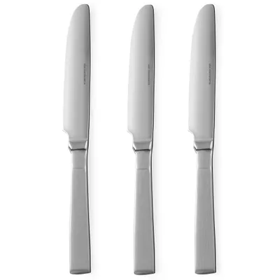Obrázek produktu pro Sada 3 nožů z nerezové oceli Nůž na jídelní lístek Nůž stolní 22,4 cm