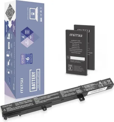 Image de Mitsu Battery for Asus X451, X551 2200 mAh (32 Wh) 14.4 - 14.8 Volt