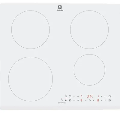 Immagine prodotto di Electrolux LIR60430BW White Built-in 60 cm Zone induction hob 4 zone(s)