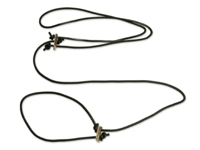 Produktbild von Lautlose Jagdleine Leder Rundleder Retrieverleine Leine 6mm ca. 280cm braun