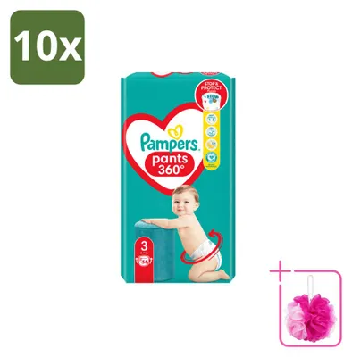 Produktbild von 10 x Pampers Pants Windelhosen Größe 3, 6-10 kg - Sparpackung - 10 Stücke