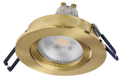Immagine prodotto di Set di faretti da incasso a LED OSRAM Spot Set, 6 W, finitura dorata, 85 mm, 500 lm, 2700 K (bianco caldo), CRI ≥ 80, dimmerabili, in alluminio, set da 3 pezzi