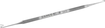 Produktbild von Bahco Doppelenddraht und Federhaken mit geriffeltem Sechskantgriff, 165 mm