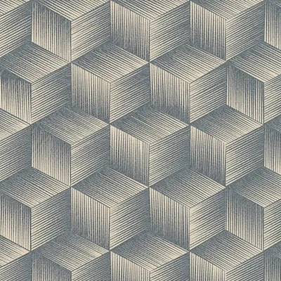 Produktbild von A.S. Creation | Natural Living | 385063 | Vliestapete | 3D Optik | 10.05 x 0.53 m | Blau | Wohnzimmer | Flur | Büro | Küche | Wohnräume