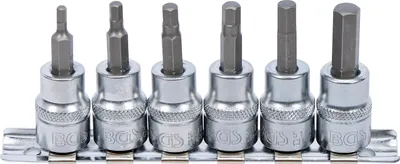 Zdjęcie produktu dla BGS technic Bit Socket Set, Stal chromowo-wanadowa, 254 mm, 254 g