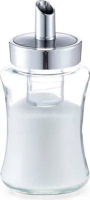 Produktbild von Zeller Present 19632, 210 ml, Glas, Kunststoff, Chrom, Transparent, Zylinder, 70 mm, 70 mm