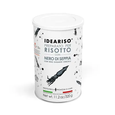 Produktbild von Italienisches Risotto mit Tintenfischtinte, 320 g (Risotto al nero di Seppia)