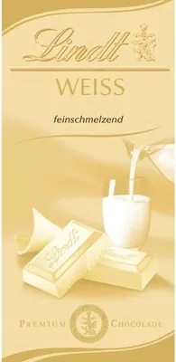Produktbild von Lindt Weiße Schokolade Tafel 100g