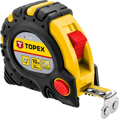 Immagine prodotto di Nastro di misura a spirale TOPEX in acciaio 10 m x 32 mm, magnete