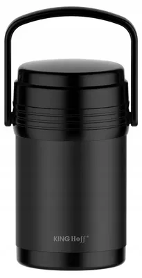 Produktbild von Kinghoff Lunch Thermos 1,5L + 3 Behälter Kh-1396