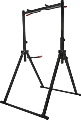 Image de Power Tower - station de dips et de tractions - multifonction - barres parallèles - capacité de charge 200 kg - musculation - home fitness - noir