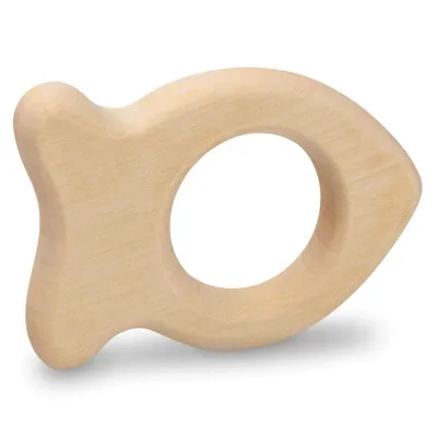Produktbild von Grünspecht Holz-Greif- & Beißring - Fisch