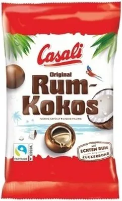 Obrázok produktu pre Casali rumovo-kokosové sušienky v mliečnej čokoláde 100g