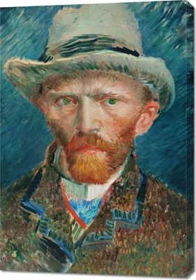 Obrázok produktu pre 70 x 100 cm Autoportrét 4, Van Gogh Vintage obraz do obývacej izby