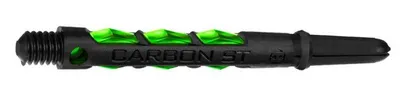 Imagen del producto de Harrows - Vástagos para dardos "Carbon ST", paquete de 3 unidades, modelo PP4427 (40 mm), color /verde