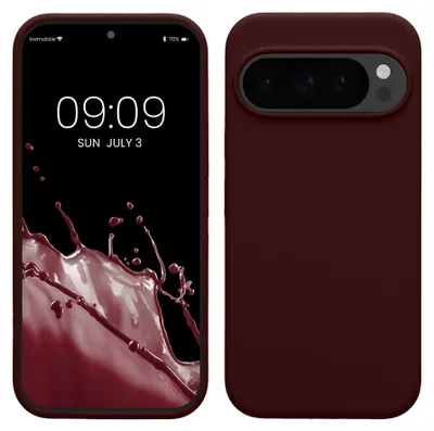 Produktbild von kwmobile Handyhülle für Google Pixel 10 / Pixel 10 Pro Hülle - Case Silikon - Kabelloses Laden - Schutzhülle Cover in Tawny Red