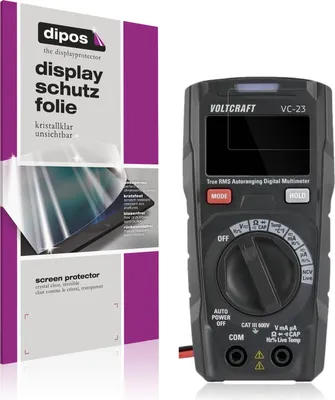 Produktbild von 4x Schutzfolie für Voltcraft VC191 klar Displayschutzfolie Folie Display Schutz dipos