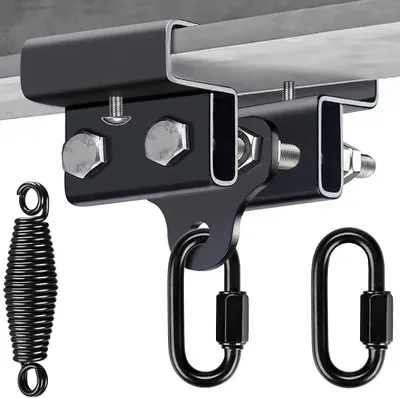 Productafbeelding van Zware Stalen Hanger voor Bokszak met Veer - Ideaal voor Boksen en Muay Thai Training