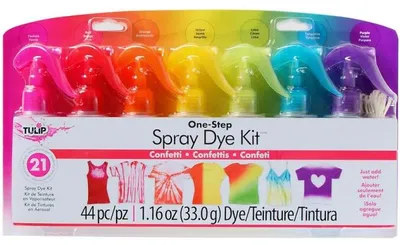 Produktbild von Tulip Tie-Dye Spray Set - Kreatives Bastelspielzeug für Batikprojekte