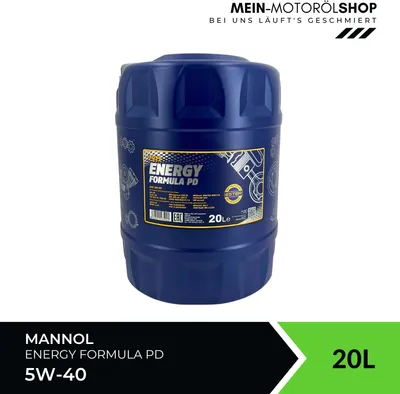 Produktbild von Mannol Energy Formula PD 5W-40 20 Liter