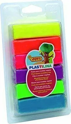 Obrázek produktu pro Plastelína Neonová 6 x 25 g