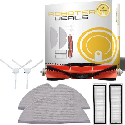 Produktbild von Zubehör Set für Xiaomi Mija 1c (1x Hauptbürste, 2x Filter, 2x Seitenbürste, 2x Pad)