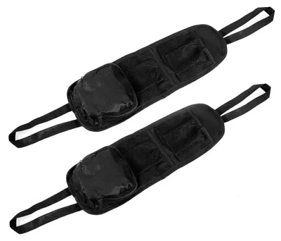 Image de Ewwtrey : Organisateur de voiture, lot de 2, support pliable pour téléphone